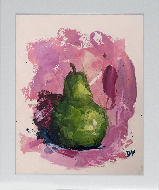 BEURRE PEAR ON PINK 1
