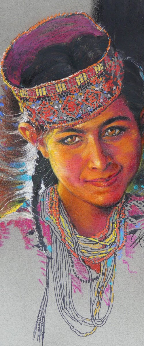 Portrait : Kashmiri by Vinayak Bhoeer