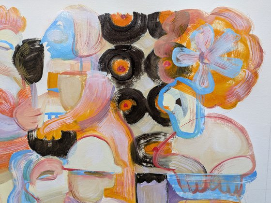 The Waiting Room (two paintings)