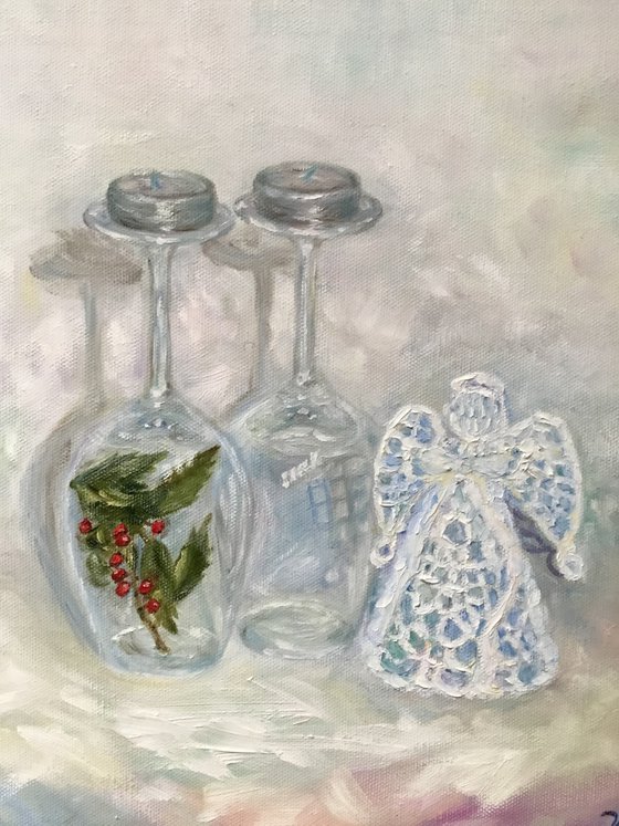 LIGHT CHRISTMAS ANGEL