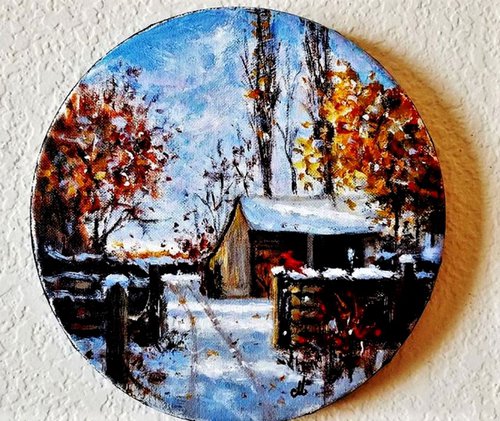 First snow../free shipping in USA by Cristina Mihailescu