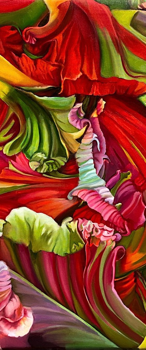 Colorful tulips by Natalia Lugovskaya
