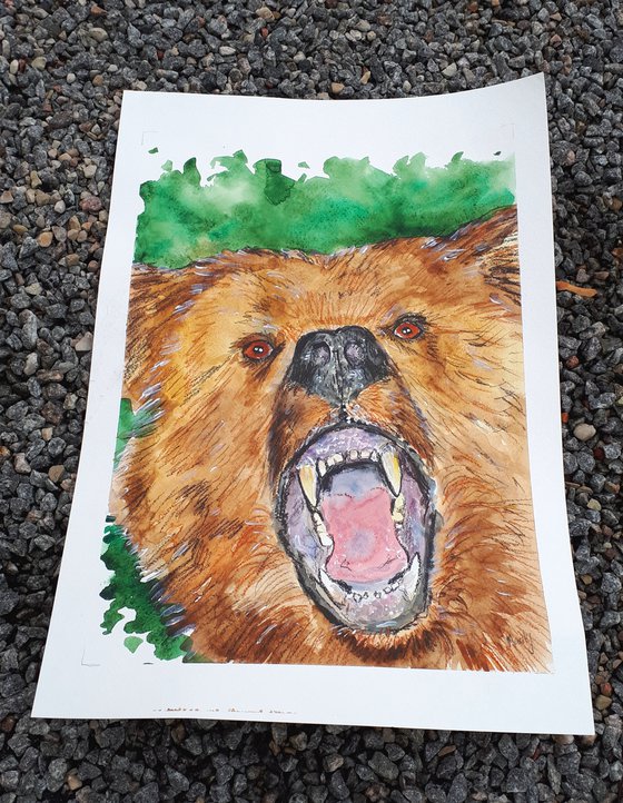 "Roaring bear"