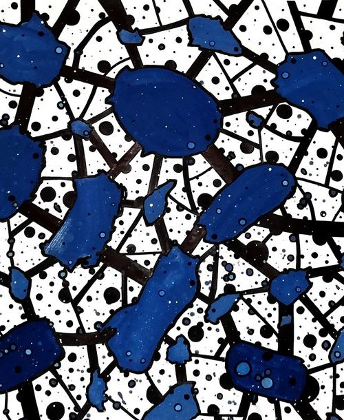 Just behind the corner - Part 2 (83 x 164 x 0.1 cm) by Riccardo Ticco Capparella