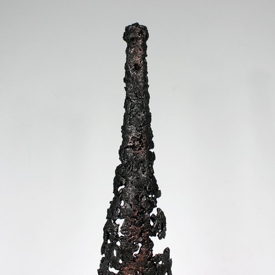 Bottle Pear – Metal Lace Sculpture