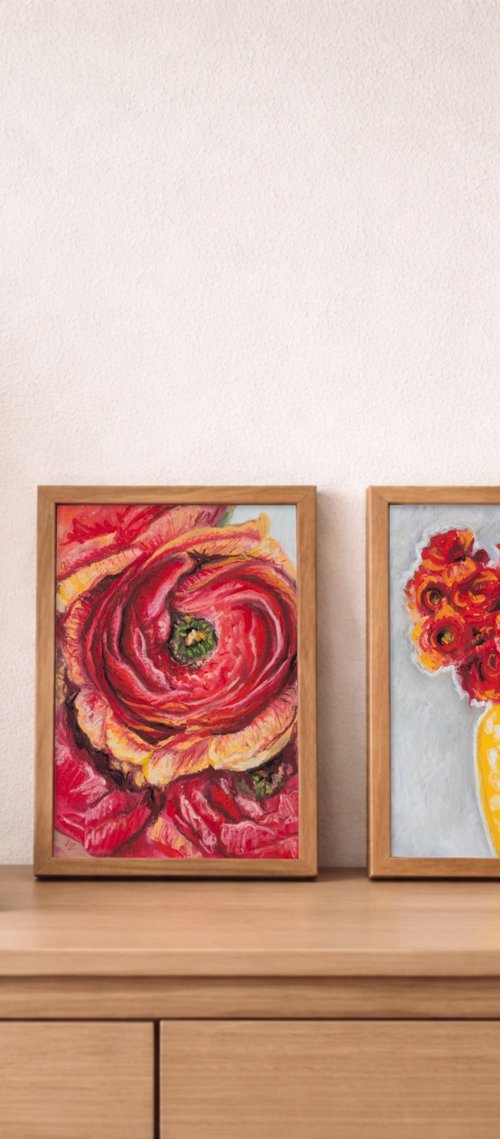 Red flowers by Lada Ziangirova