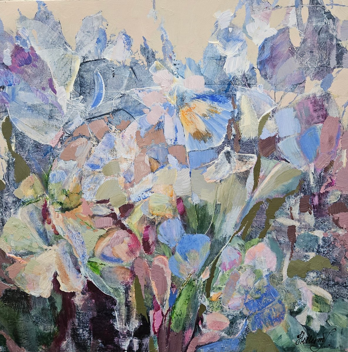 Anita - ?s Garden By Tatiana Hellum, 24 X 24, Artwork For Sale On Artfinder