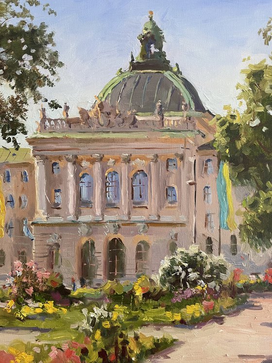 Munich Landgericht Oil Painting