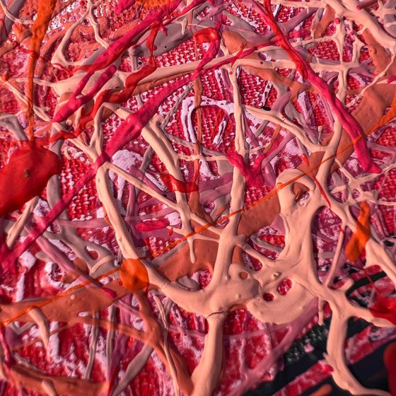 Scarlet Dreams- triptych