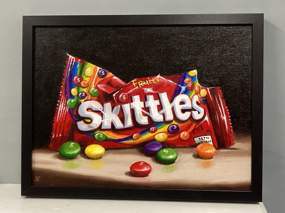 Skittles still life