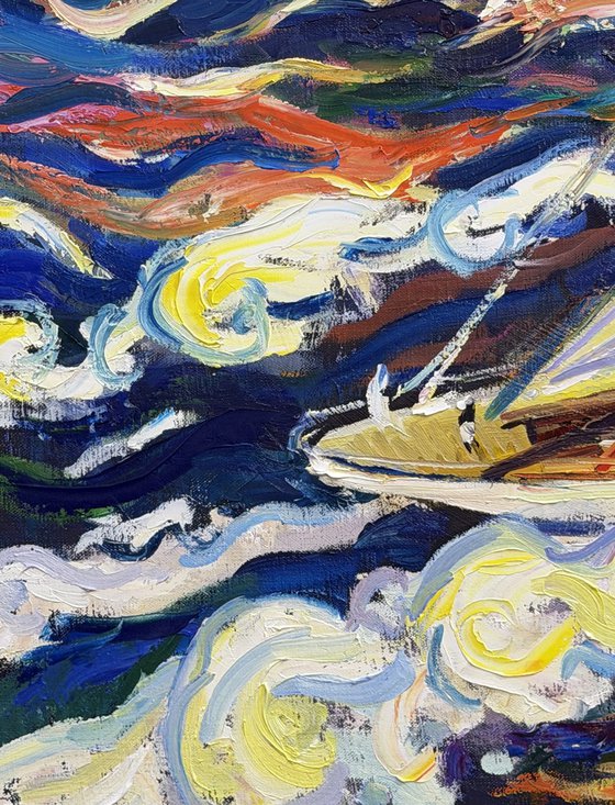 Sails of freedom in Saint-Tropez