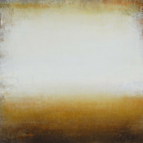 Summer Light 210811, minimalist abstract earth tones by Don Bishop