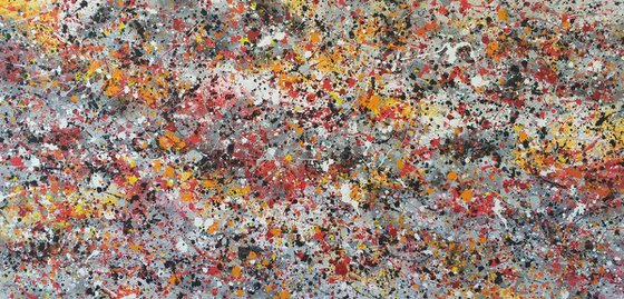 Abstract acrylic by M.Y.