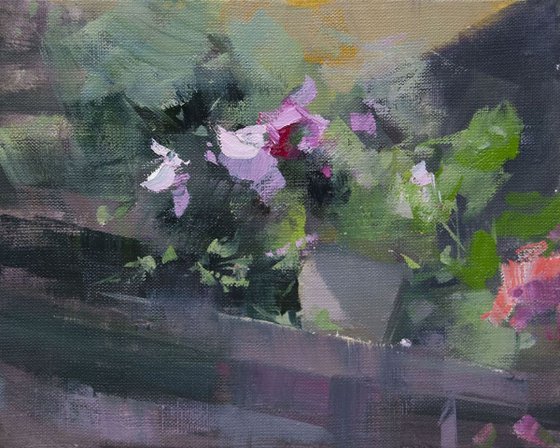 Flower painting - Nr. 2 from the Series ' Mother's Garden'