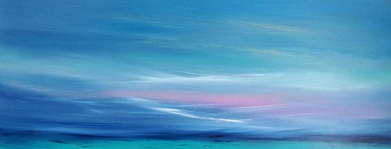 Seascape - Rise and Shine, Panoramic Blue