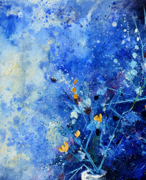 abstract blue Still life