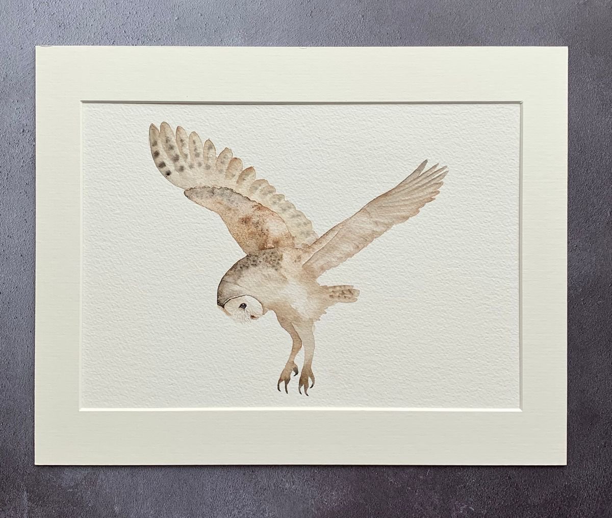 Hunting Owl by Cat Barrett