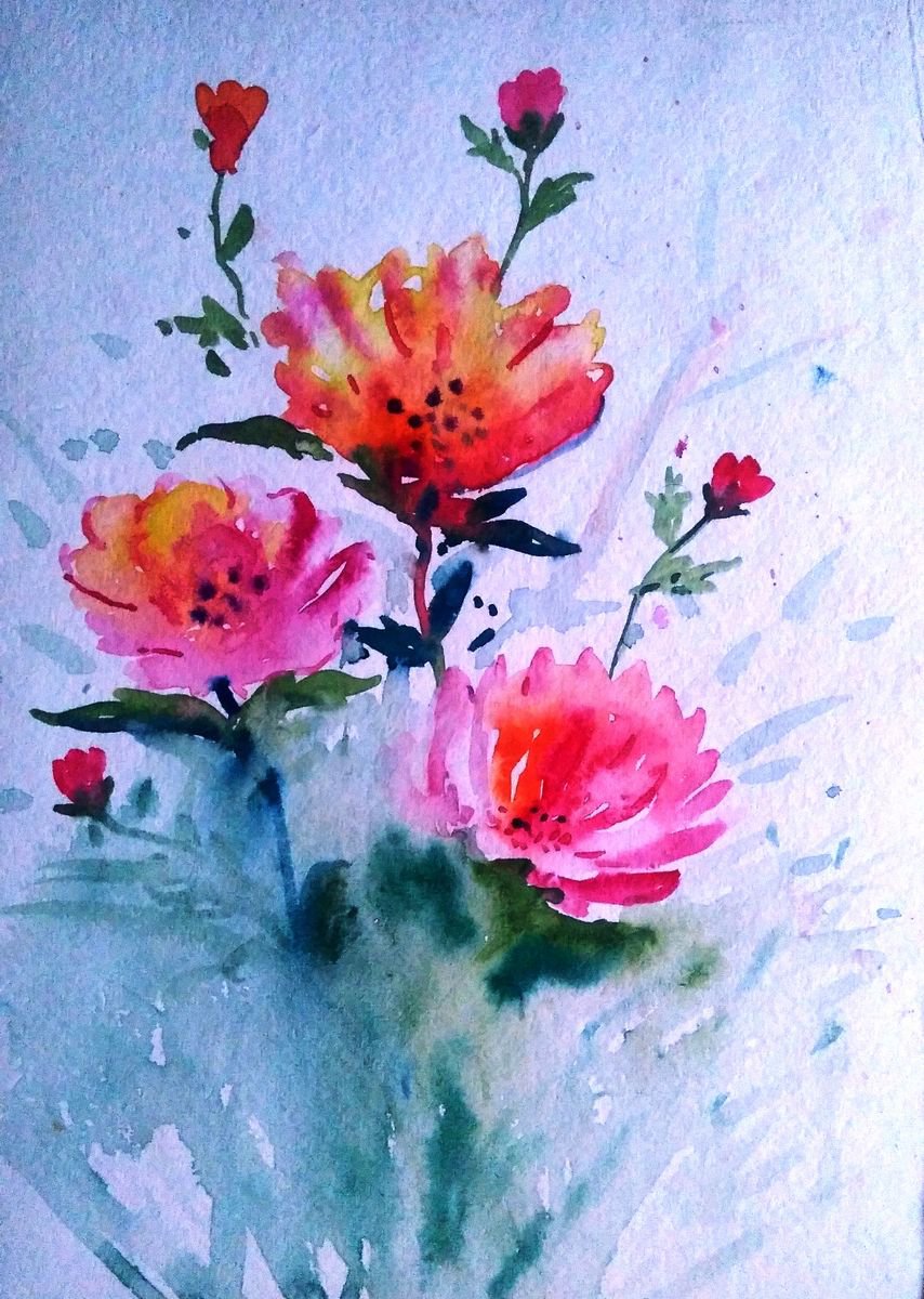 floral series II by SANJAY PUNEKAR