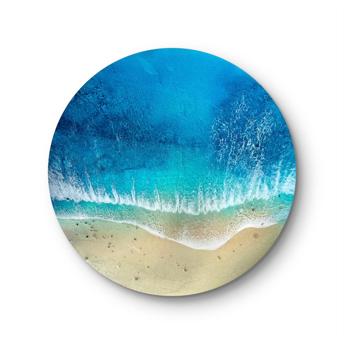 Saltwater Halo By Ana Hefco, 24 X 24, Artwork For Sale On Artfinder