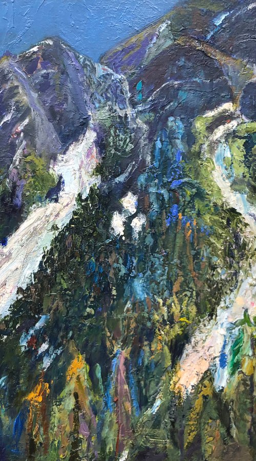 MOUNTAIN LANDSCAPE - CANADA by Maureen Finck