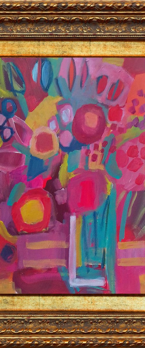 Birthday Flowers IV by Jan Rippingham