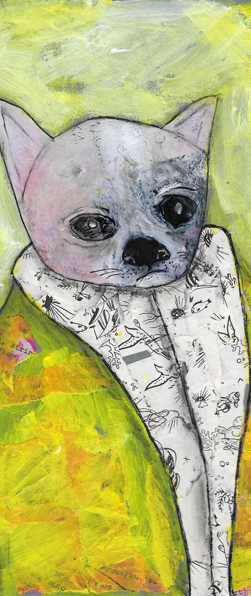 Dog with yellow mood by Pavel Kuragin