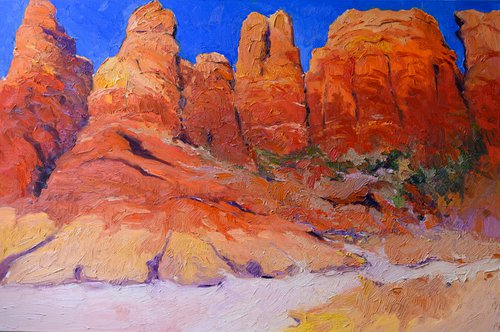 Red Rocks from Arizona Desert by Suren Nersisyan