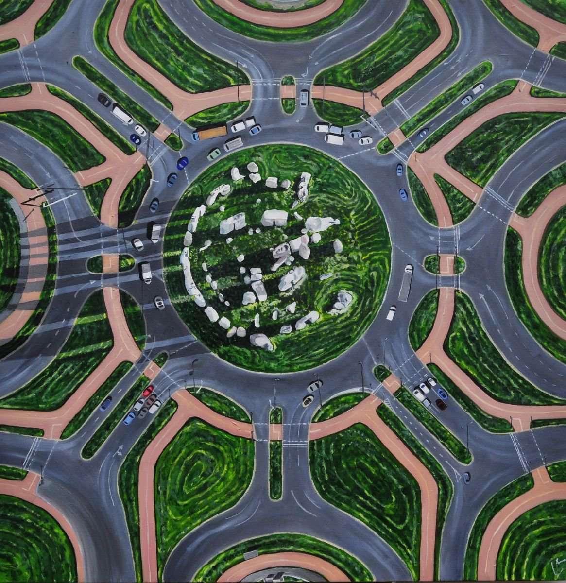 StonehengeTraffic Circle by Ken Vrana