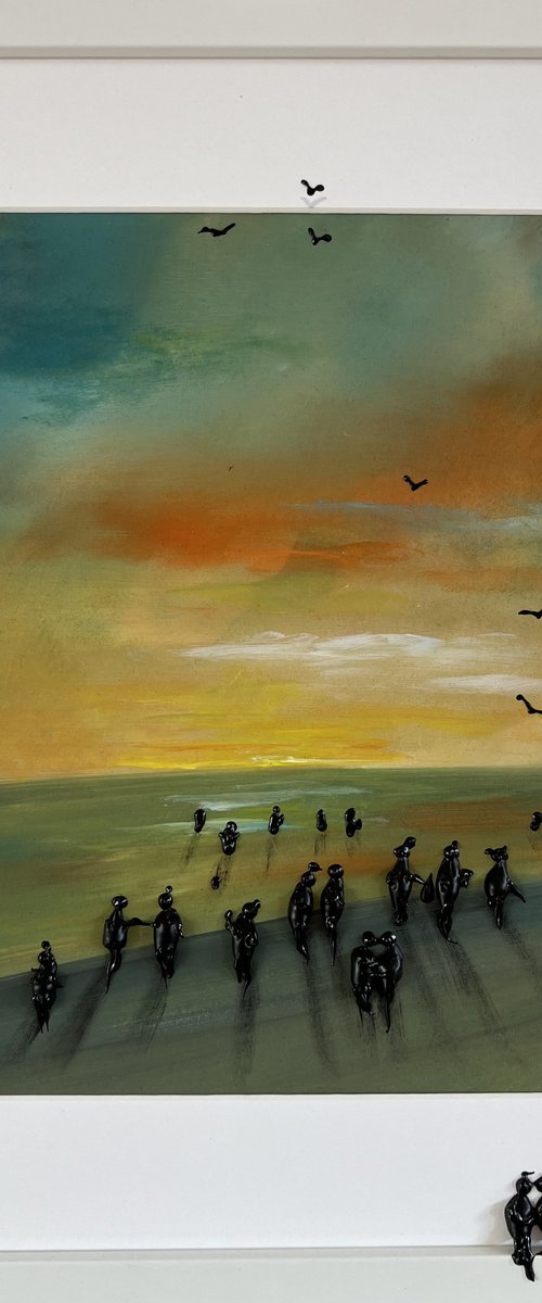 Freedom People ,,The Beach’‘ Eka Peradze Art by Eka Peradze
