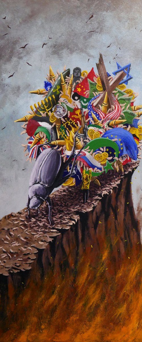 The world's shit must burn by Eugene Gorbachenko