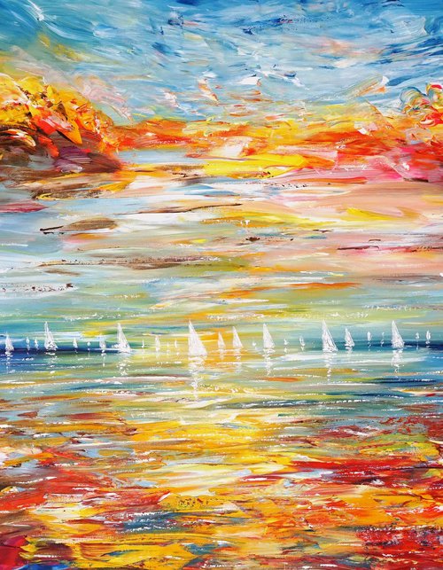 Seascape Sailing Impressions C 4 by Peter Nottrott