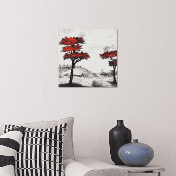 Gray landscape