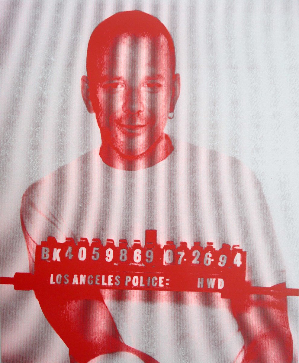 Urban And Pop Portrait Screenprint By David Studwell, 22 X 26, Mickey Rourke Ii, Original Artwork