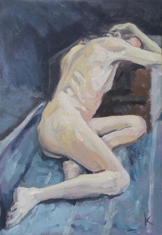 Male reclining nude