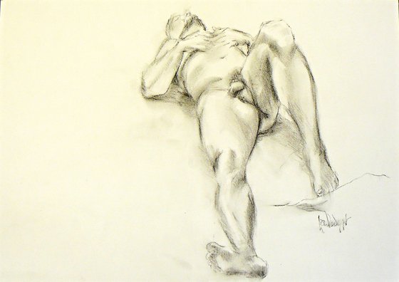 Male nude - lying