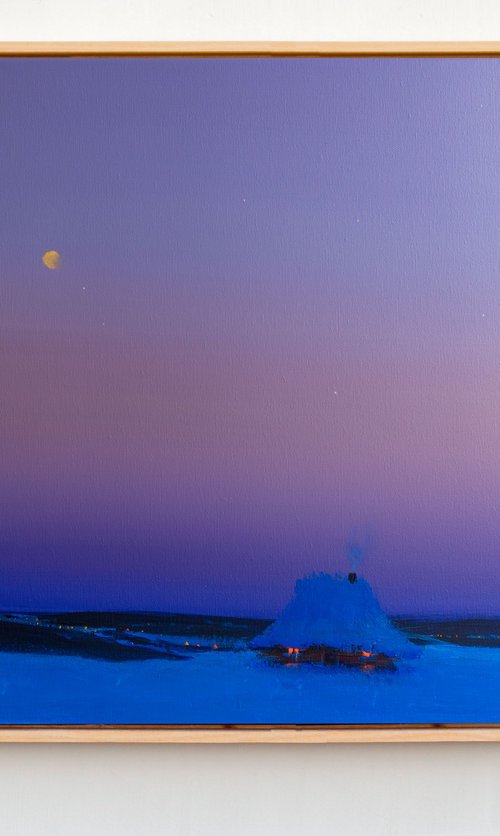 Serene Winter Evening by Bohdan Katolyk