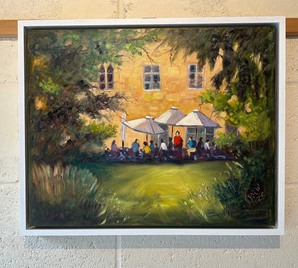 The Almonry Umbrellas By Robert Wells, 21 X 17, Artwork For Sale On Artfinder