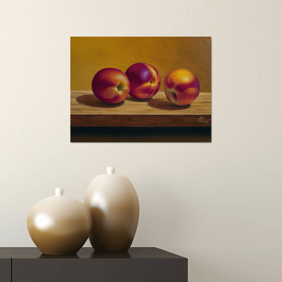 Still Life with Nectarines