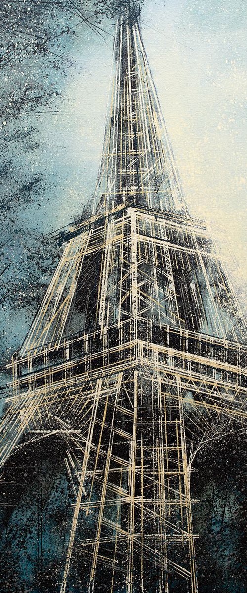 Paris. The Eiffel Tower At Twilight by Marc Todd