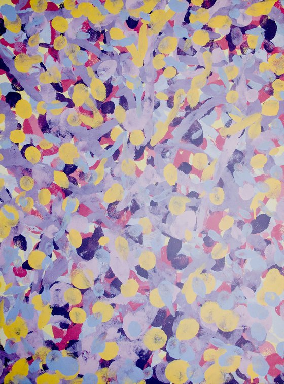 Spotty Pop Painting - 110 x 80 cm - 04