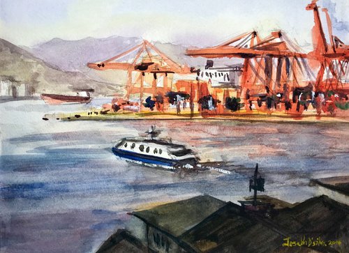 View of Port Vancouver by Joseph Peter D'silva
