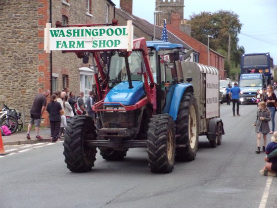 Bridport Carnival procession, Dorset