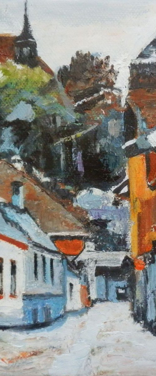 Sighisoara street by Maria Karalyos