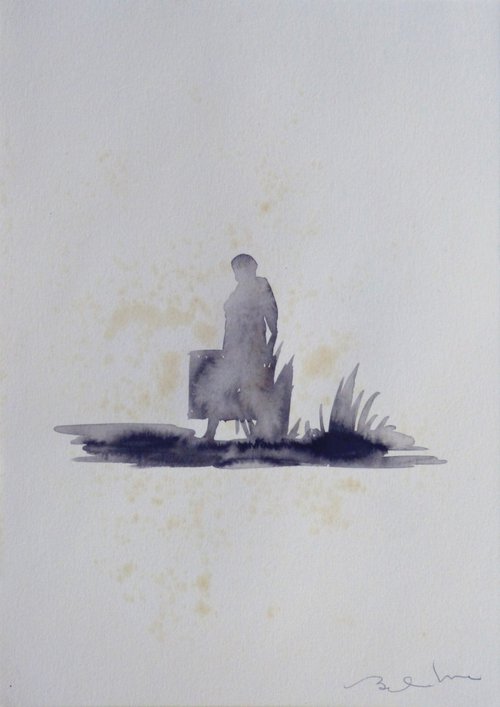The big suitcase, 21x29 cm by Frederic Belaubre