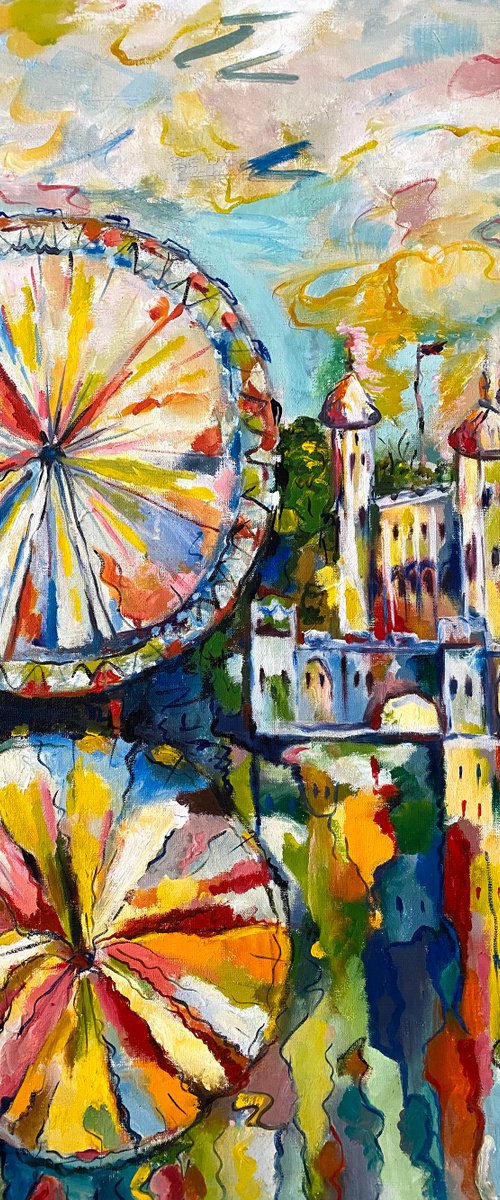 "London on fire" by Diana Gourianova