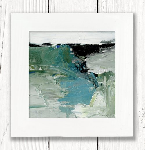 Oil Abstraction 163 - Framed Abstract Painting by Kathy Morton Stanion by Kathy Morton Stanion