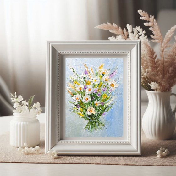 Bouquet of flowers painting