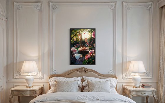 An Evening Feast Beneath the Lanterns