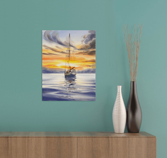 Golden hour on a yacht #2