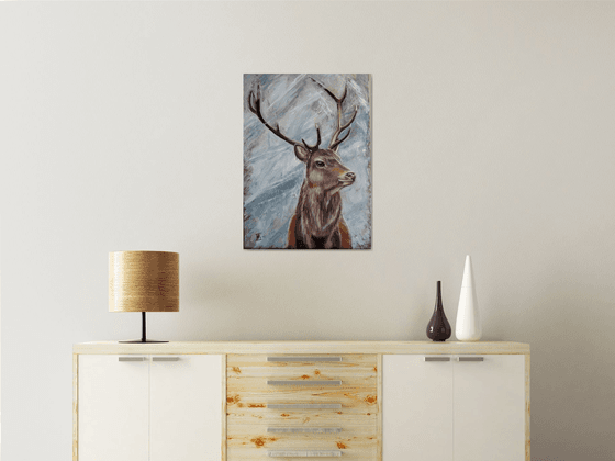 Winter Majesty Deer